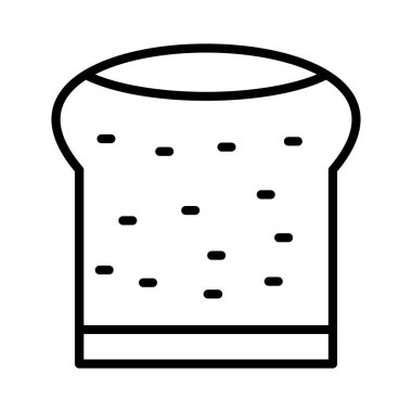 Ekmek Vektörü Simgesi Tasarımı