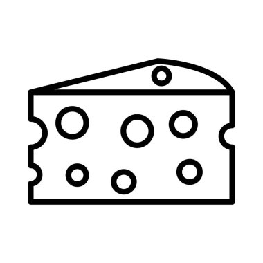 Peynir Vektörü Simgesi Tasarımı