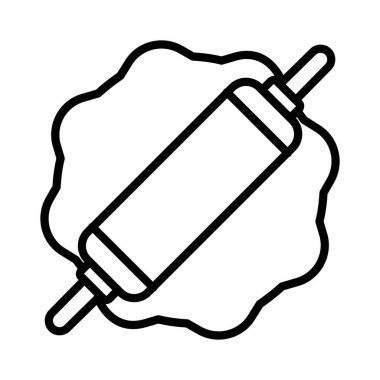 Hamur Vektörü Simgesi Tasarımı