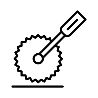 Pizza Cutter Vector Icon Design