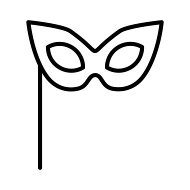 Doğum günü maskesi Vektör Simgesi Tasarımı