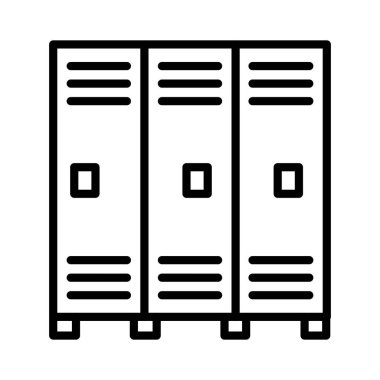 Lockers Vector Icon Design