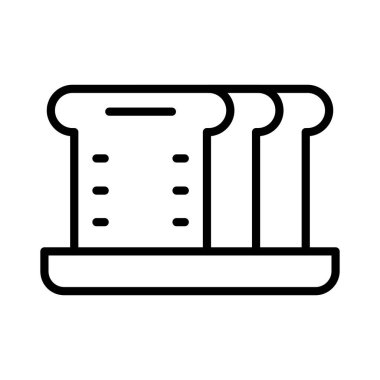 Ekmek Vektörü Simgesi Tasarımı