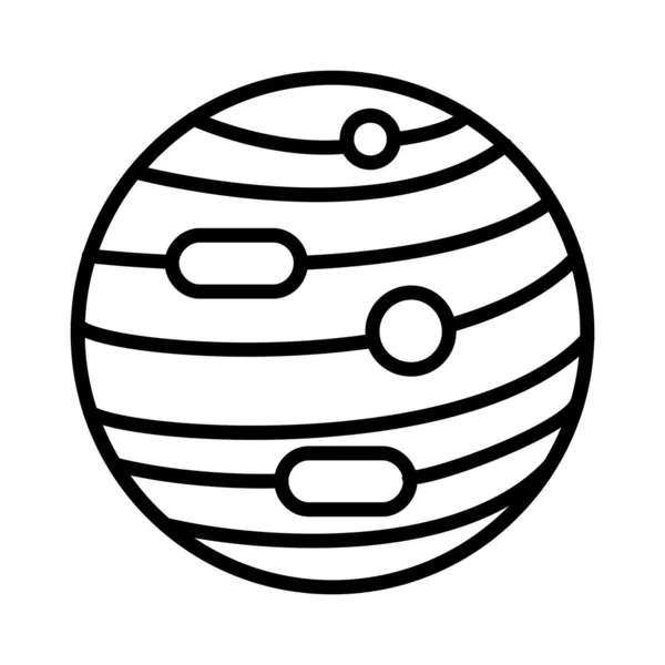 Desain Ikon Vektor Jupiter - Stok Vektor