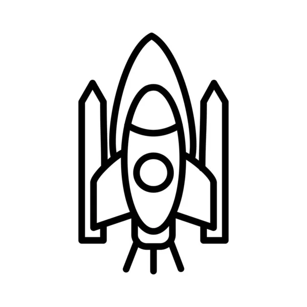 Space Shuttle Vector Icon Design — Stockvektor