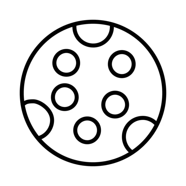 Moon Vector Icon Design — Stockvektor