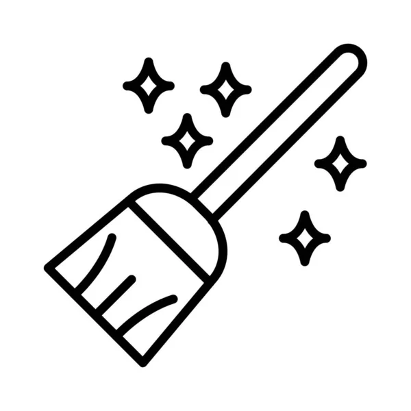 Broom Vector Icon Design — стоковий вектор