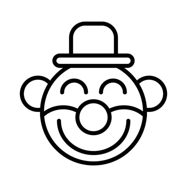 Clown Vector Icon Design — ストックベクタ