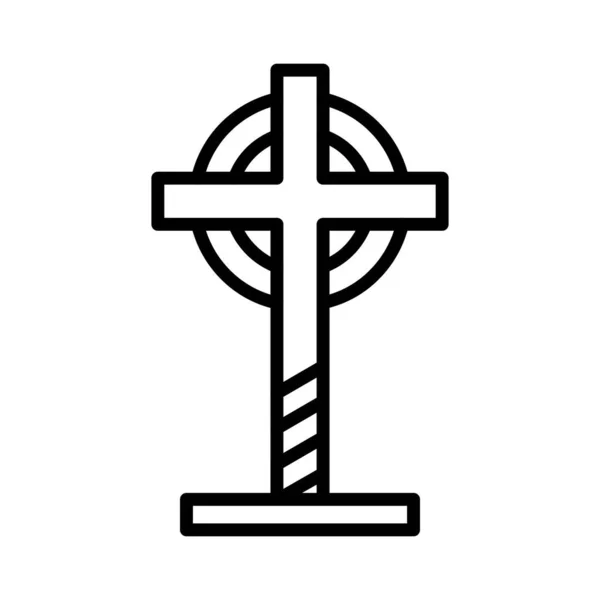 Tombstone Vector Icon Design — Image vectorielle