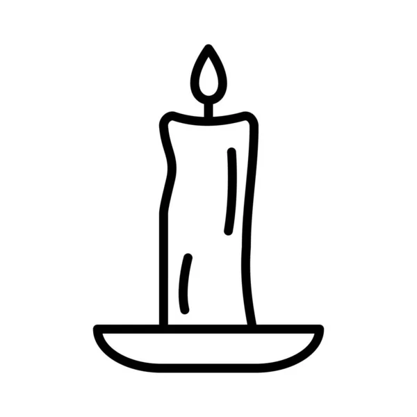 Candle Vector Icon Design — Stockový vektor
