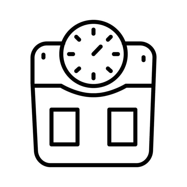 Weight Scale Vector Icon Design — Image vectorielle