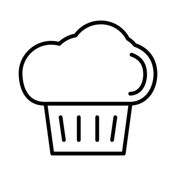 Chef Hat Vector Icon Design — Archivo Imágenes Vectoriales