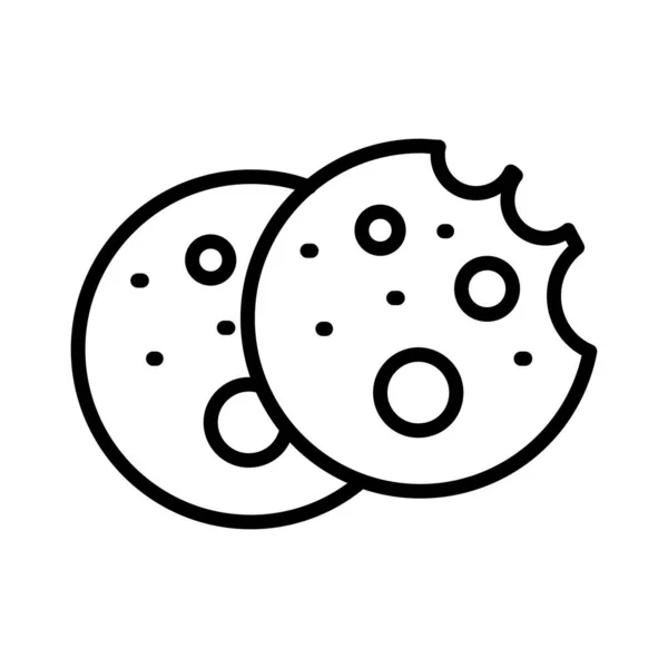 Cookies Vector Icono Diseño — Archivo Imágenes Vectoriales