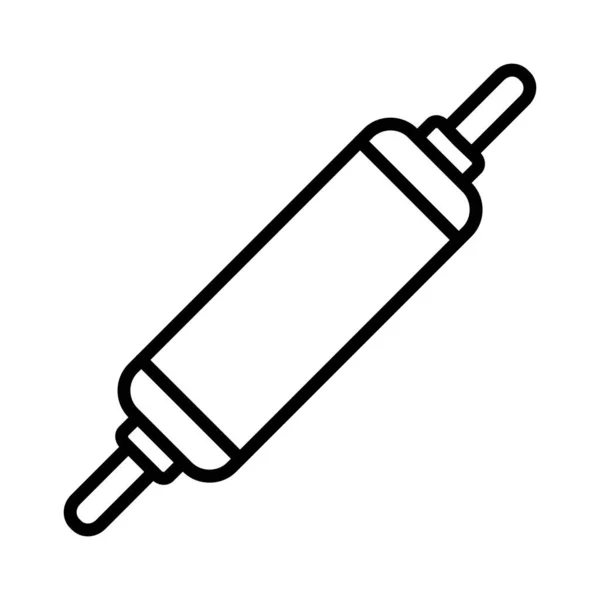 Rolling Pin Vector Icon Design — 스톡 벡터
