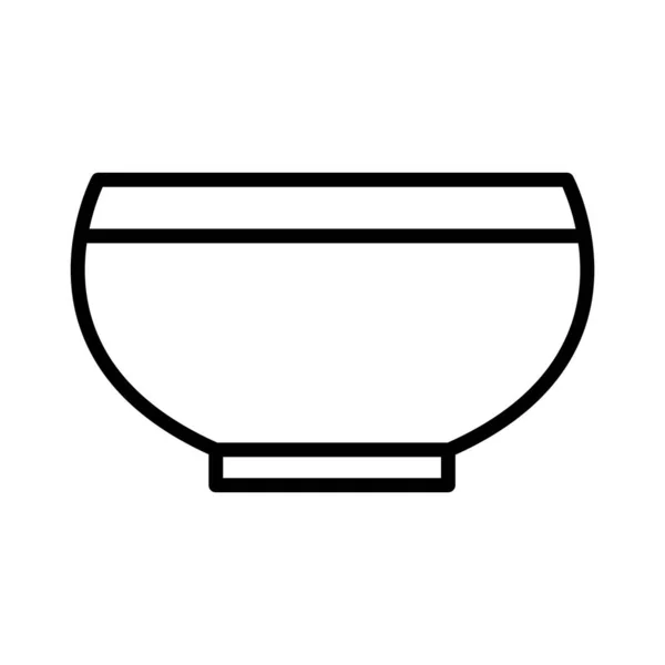 Bowl Vector Icon Design — Stock Vector