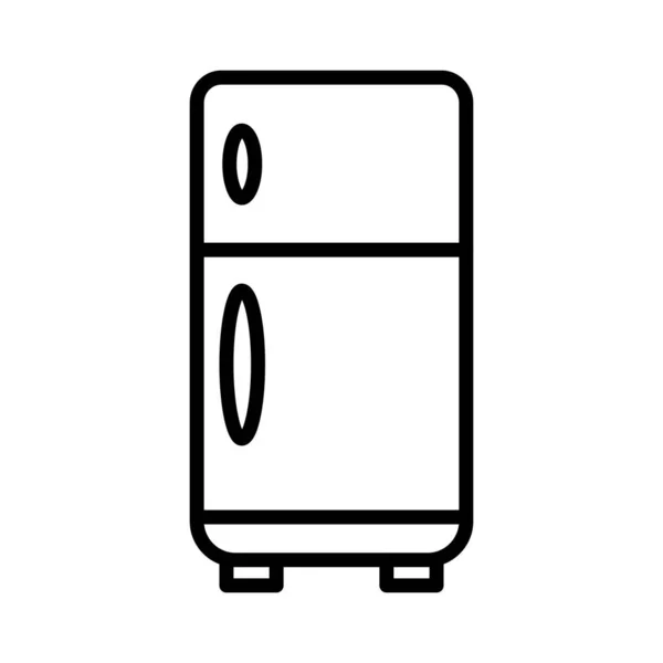 冷蔵庫ベクトルアイコンデザイン — ストックベクタ
