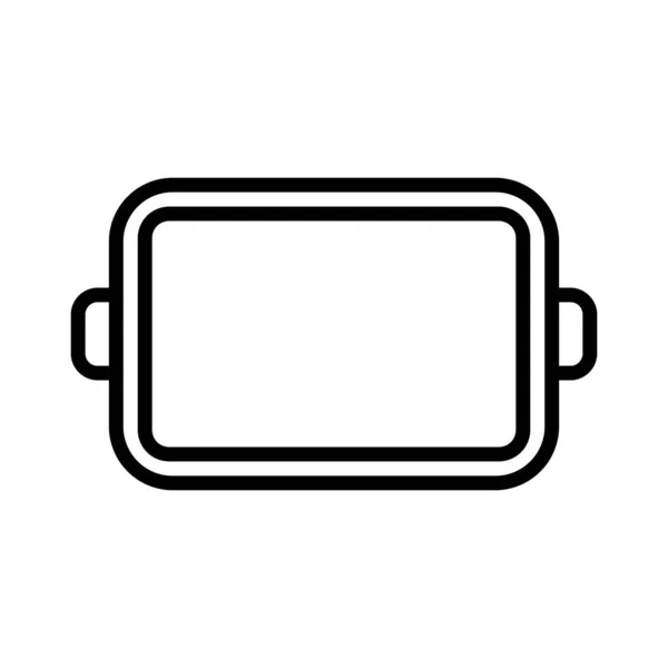 Baking Tray Vector Icon Design — Stock Vector