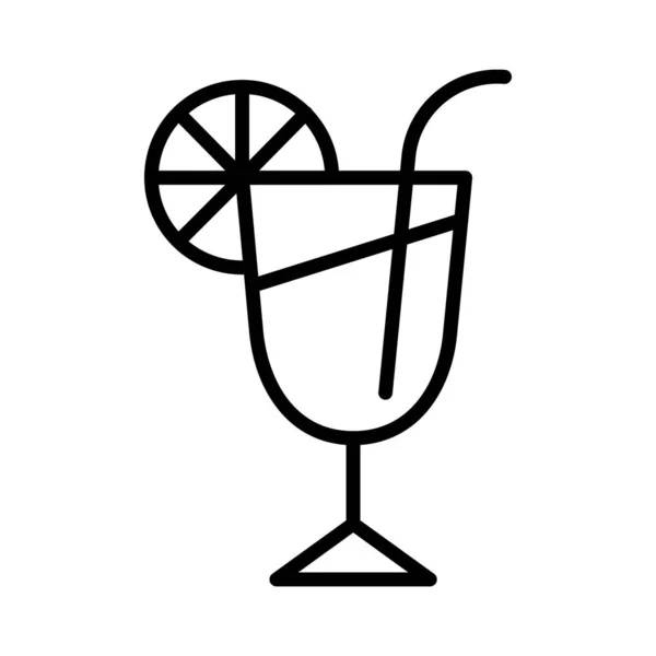 Cocktail Vector Icon Design — Stock Vector