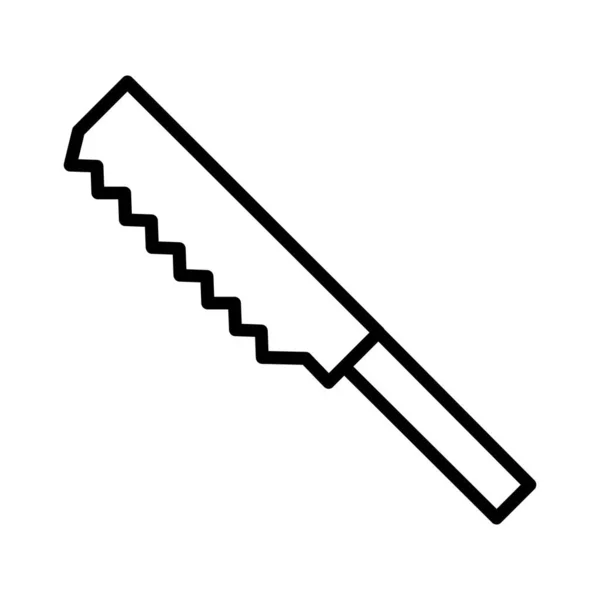 Knife Vector Icon Design — Wektor stockowy