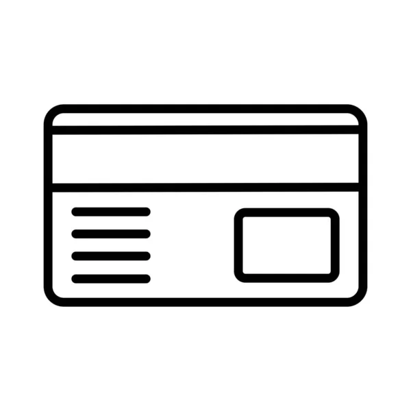 Credit Card Vector Icon Design — Stock Vector