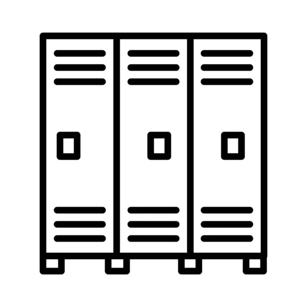 Lockers Vector Icon Design — Stockvektor