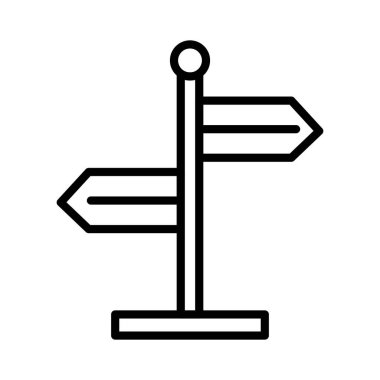 Yönsel İşaret Vektörü Simgesi Tasarımı