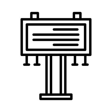 Billboard Vector Icon Design