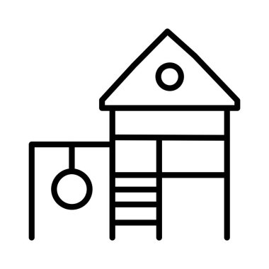 Oyun Alanı Vektör Simgesi Tasarımı