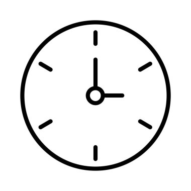 Saat vektör simge tasarımı