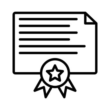 Diploma Vector Icon Design