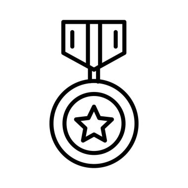 Madalya vektör simgesi tasarım