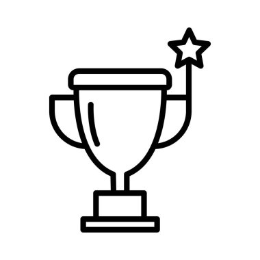 Trophy Vector Icon Design