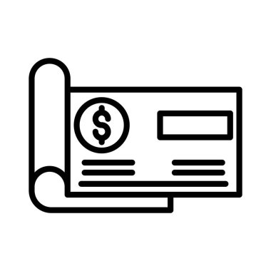 Banka Denetim Vektörü Simgesi Tasarımı