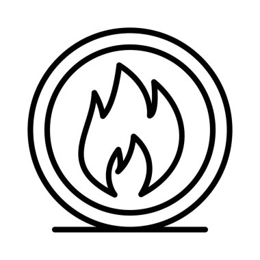 Flame Vector Icon Design