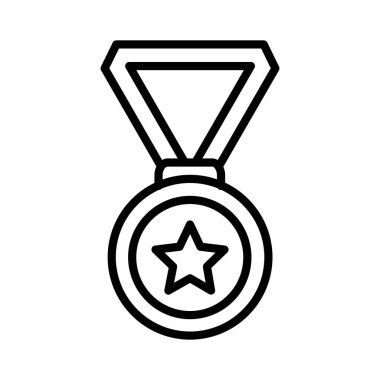 Madalya vektör simgesi tasarım