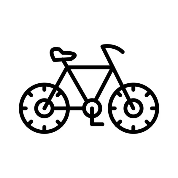 Bisiklet Vektörü Simgesi Tasarımı — Stok Vektör