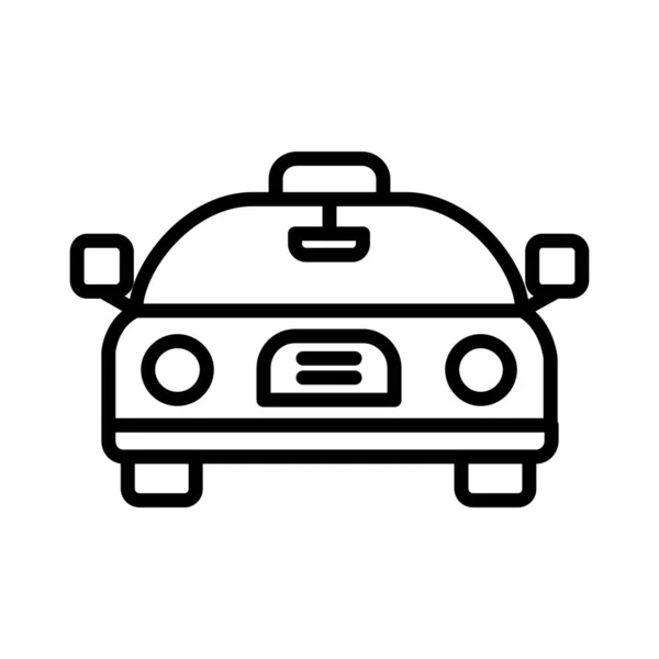 Taxi Vektor Ikon Design — Stock vektor