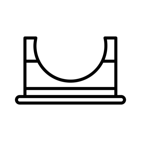 Design Vektorové Ikony Bruslového Parku — Stockový vektor