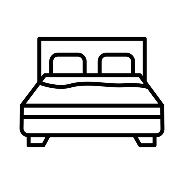 Bed Vector Icon Design — Archivo Imágenes Vectoriales