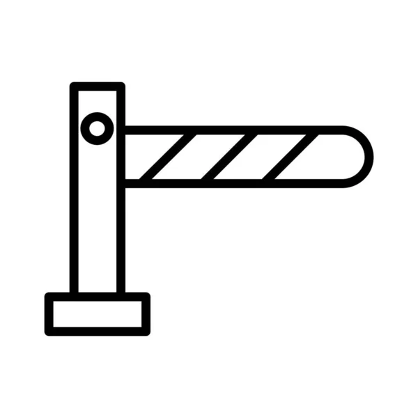 Barrier Vector Icon Design — Stock Vector