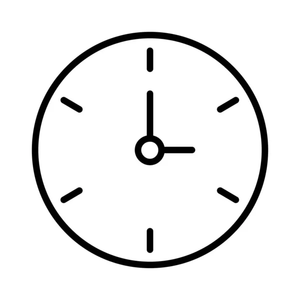 Saat Vektör Simge Tasarımı — Stok Vektör