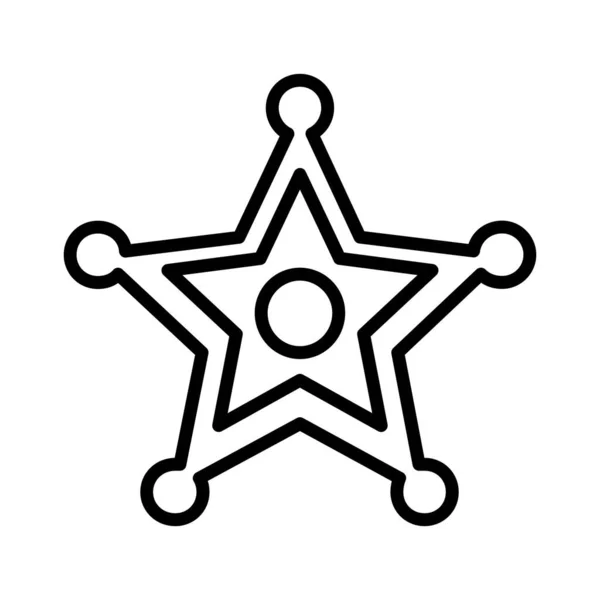 Векторная Иконка Шерифа — стоковый вектор