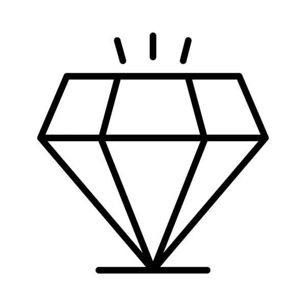 Diamond Vektor Ikon Design — Stock vektor