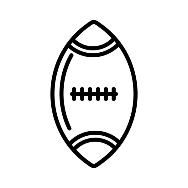Projekt Ikony Wektora Rugby — Wektor stockowy