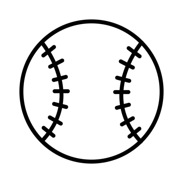 Diseño Del Icono Del Vector Béisbol — Archivo Imágenes Vectoriales