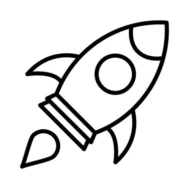 Rocket Vector Icon Design