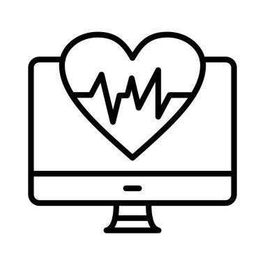 Tıbbi Rapor Vektör Simgesi Tasarımı