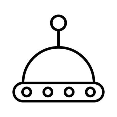 Ufo Vektör Simgesi Tasarımı