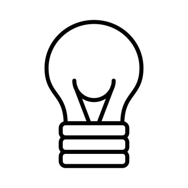 Ampul vektör simgesi tasarım