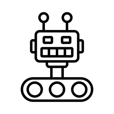 Robot vektör simgesi tasarımı